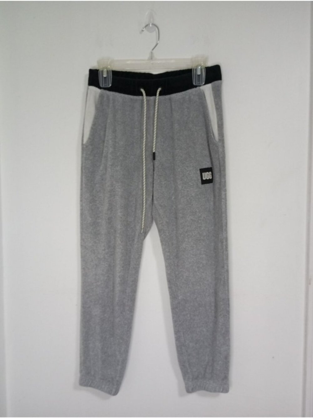 UGG Grey Drawstring Jogger Sweatpants Size S Cotton blend Unisex